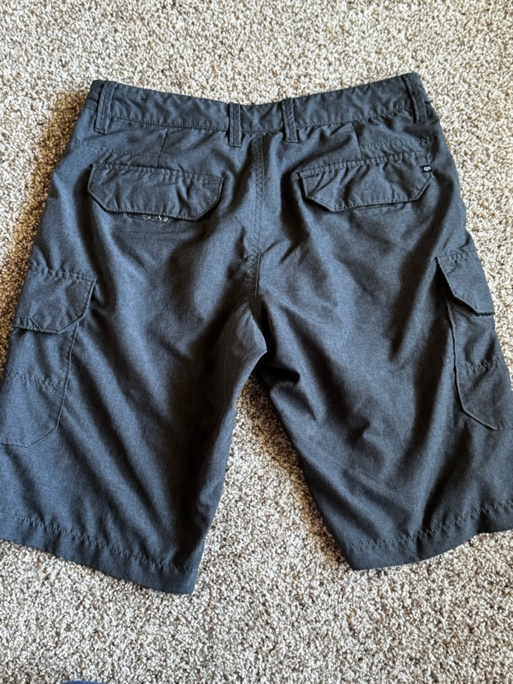 Fox Racing Ranger Shorts Mens 31 Black Moto grunge Cargo Ripstop Motocross Y2K